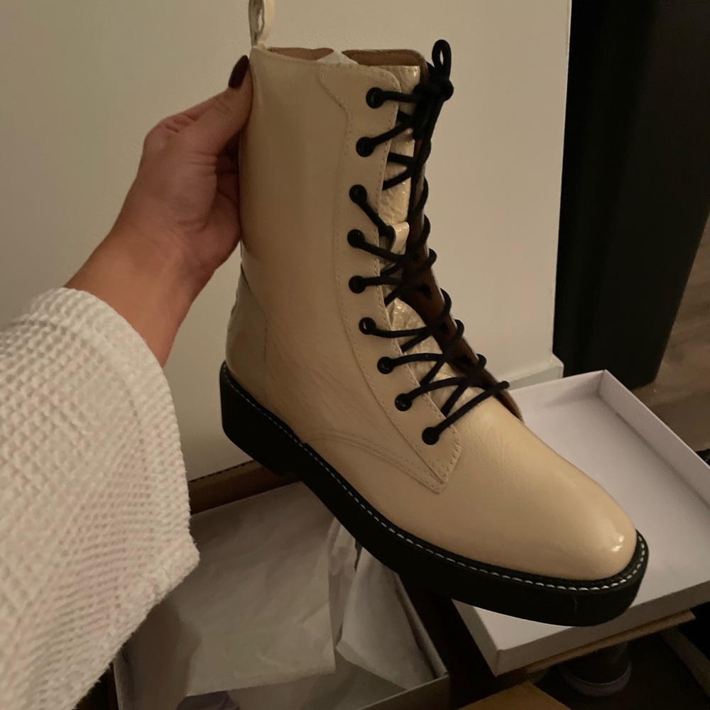 Schutz Lace Front Boots